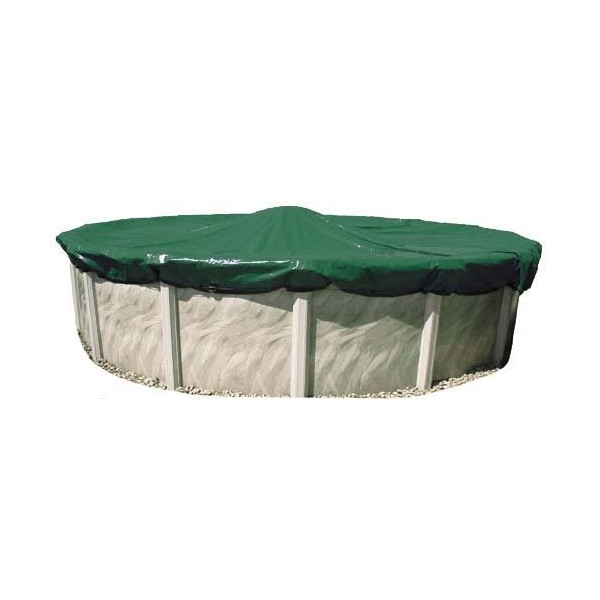 16 x 32 Foot Oval Swimming Pool Winter Cover, 12-Year Warranty