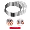 WIWAPLEX Anillo para tartas de 15,2 cm a 30,4 cm,