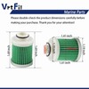 15412-92J00 Fuel Filter (4pcs) Compatible with Suzuki Outboard 70-200HP