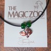 The Magic Zoo Enamel Chocolate Labrador Necklace
