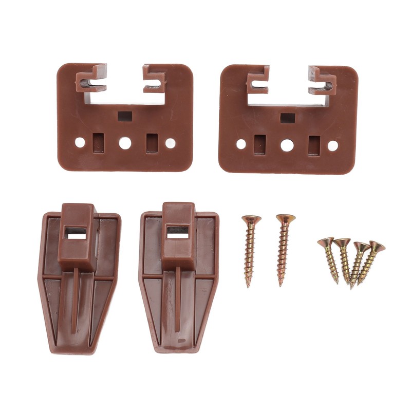 10 Pack Drawer Track Guide and Glides Dresser Center Mount