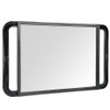 Double Handle Mirror Large Rectangle Makeup Barber Hair Handheld Back