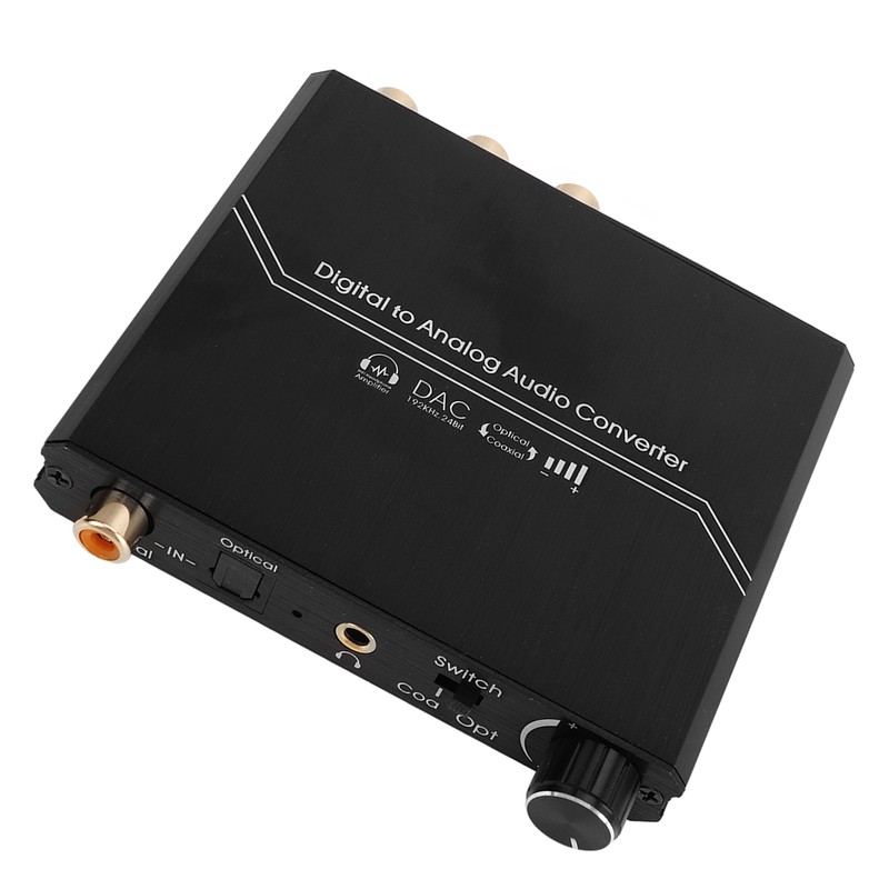 192KHz Digital to Analog Sound Converter with Volume Adjustment Digital