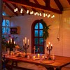 BYIZO Outdoor String Lights, 66FT 27 LED Iridescent Holographic Bulbs,