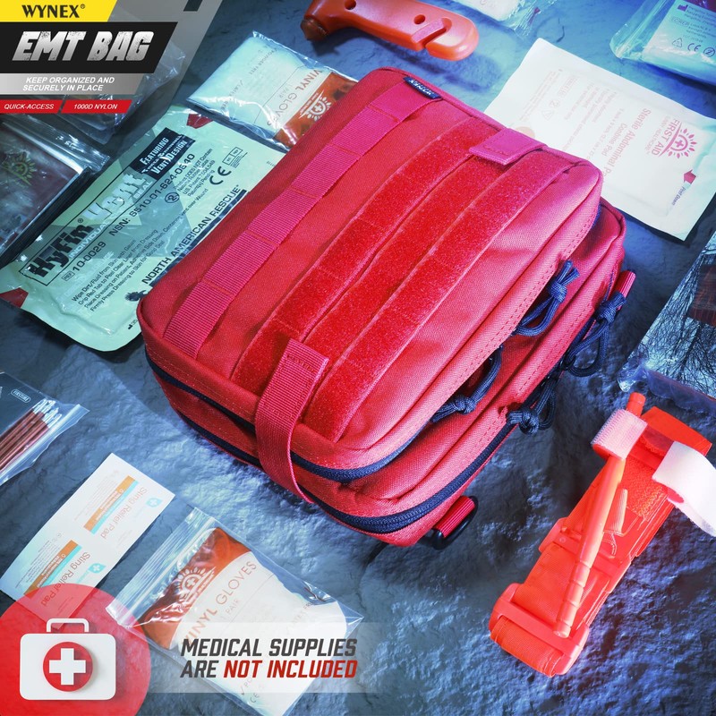 WYNEX Tactical Large Admin Pouch With Double Layer Design, Molle