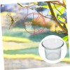Levemolo Practical Glass Bird Feeder Cup Craftsmanship for Balcony or