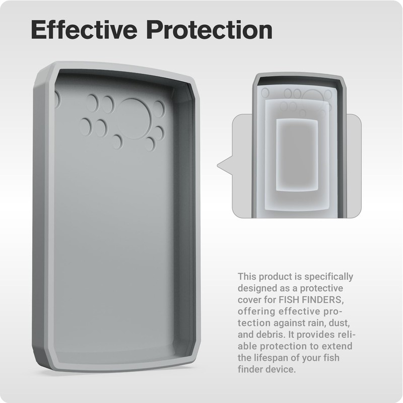 TUSITA Cover Rubber Compatible with Humminbird Helix 5 Series