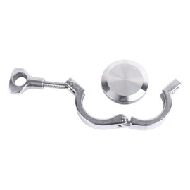 Clamp Chuck Blind Plate Set 304 Stainless Steel Pipe Weld Welding Ferrule Clamp