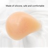 Spiral Shape Silicone Bra Insert Breathable Curved Back Soft Skin