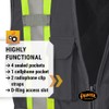 Pioneer Hi Vis Tear-Away Safety Vest - Lightweight Mesh Back