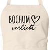 huuraa Apron Bochum in Love Gift Apron Cooking Apron Cotton