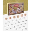 RLYLF 30Pcs Brain Teaser Puzzles Games Educational Toys Mind Wooden