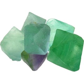 SCIENCE Mini Mineral Specimen Genius Stone Green Fluorite Fluorite Country of Origin: England UK Thumbnail Box (Approx. 1.6 inches (4 cm) Square)