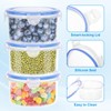 Kssvzz 6 Pack 600 ml Food Storage Containers with Lid,