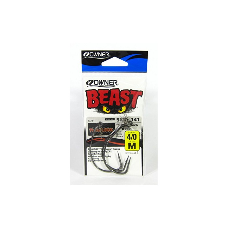 Owner BC Beast Twistlock 5130 Wide Gap Hook with Screw