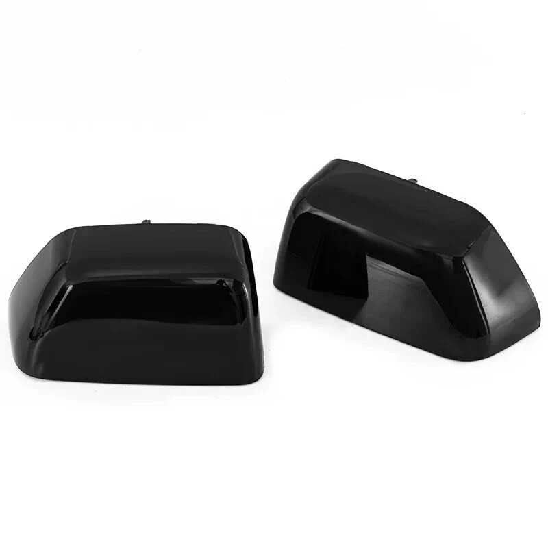 LIANGREN Pair Black Mirror Cover Cap Set LH & RH