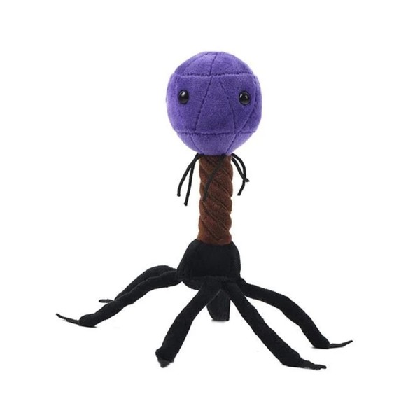 GIANTmicrobes T4 Plush – Learn All About Virology, Educational Gift for Scientists, Science Geeks, Teachers, Students and Anyone with a Healthy Sense of Humor