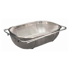 Whitehaus Over The Sink Extendable Colander Strainer Stainless Steel WHNEXC01