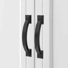 Asidrama 10 Pack 3 Inch(76mm) Matte Black Kitchen Cabinet Handles, Cabinet Pulls Kitchen Cabinet Hardware for Cupboard Drawer Handles Dresser Pulls