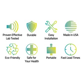 Audimute isolé Sound Barrier and Sound Absorption Sheet | MLV Sound Blocker - Block Sound | Soundproofing Sheet - Sound Blanket - Reduce Noise - Acoustic Foam Alternative | - (Steel)