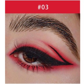 CoteMara Eyeliner Pencil Quick-Drying Eye Liner Pencils Long-Lasting Multi-Use Water-proof colored eyeliners Pigmented Eye Liner Pen (Red)