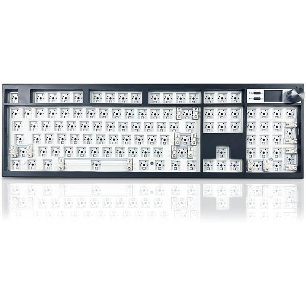 FKZ GMK104 Mechanical Keyboard Kit,VIA Programmable Full Size Hot Swap
