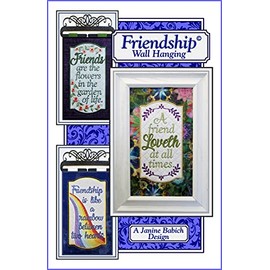 Janine Babich Designs Friendship Wall Hanging # JBDFRND A Janine Babich Machine Embroidery CD