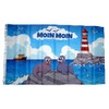 Flag Moin Moin Seal Lighthouse 90 x 150 cm
