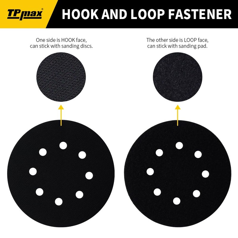 2 Pack 5 Inch 8 Holes Soft Density Interface Pads