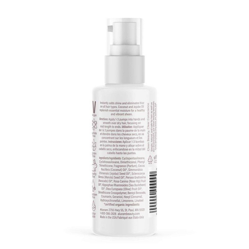 ALURAM Coconut Water Based Shine Serum, 2 Fl Oz