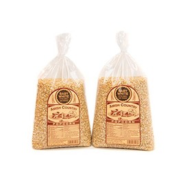 Amish Country Popcorn | 2-6 lb Bags | Baby White Popcorn Kernels | Old Fashioned, Non-GMO and Gluten Free (2-6lb Bags)
