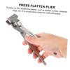 LALAFINA Professional Side Flush Pliers Steel Flat-Nose Pliers for Leather
