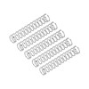 sourcing map Compression Spring, 5Pcs 304 Stainless Steel, 5mm OD,