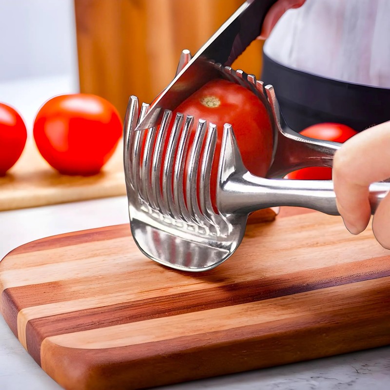Hold 'n Slice Kitchen Slicer, Aluminum Alloy, Dishwasher Safe, for