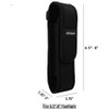 2-Pack Flashlight Battery Pouch Holster Holder for 6.5"-8" Flash Light