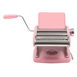 Pasta Maker Machine with 6 Adjustable Thickness Settings, Manual Pasta Maker Machine, Pasta Maker Machine Kitchen Aid (Pink)