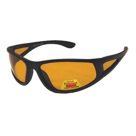 FLY-DEF High-Definition Polarized Fishing sunglasses Gold Lens Sports Wrap