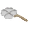 Egg Frying Pan Nonstick Heart Shaped 4 Cup Uniform Heating