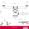 Schläfer 4395322 | Universal Pipe Siphon for Kitchen 1 inch