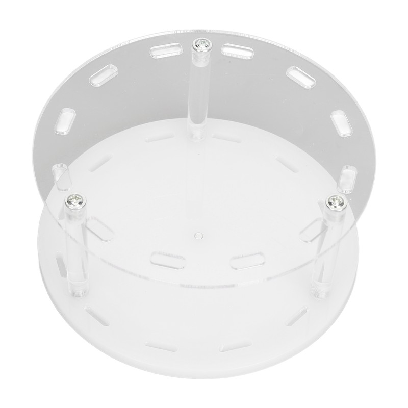 Acrylic Tweezers Stand Holder 12 Holes Rotatable Eyelash Extension Tool