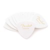 Fender 346 Pick Pack (12) White Medium