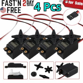 Unbranded 4PCS High Torque Standard Servos RC Car Plane Boat Helicopter for Futaba S3003