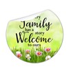 Every Family Has A Story Welcome to Ours Round Label