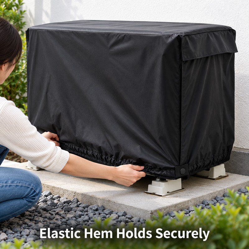 33.85 Inch Outdoor Air Conditioner Cover, All-Season Waterproof Windproof AC