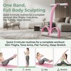 Pedal Resistance Band with Handle, 6-Tube Elastic Exercise Bands, Multifunctional