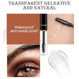 Gel Para Cejas, Fijador de Cejas De Secado Rápido Y Larga Duración, Cera Natural Para Cejas Tridimensional Sin Olor, Jabón Transparente Para Cejas, Ki