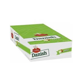 Cloverhill Bakery Bear Claw Dutch Apple Danish, 4.25 Ounce - 6 Count Display Box