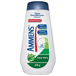 Ammens Aloe Vera Talco Corporal, 250g, Pack of 1                                                                                                      