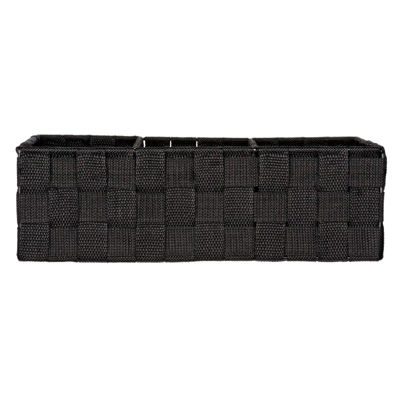 WENKO "Adria Organizer with Handles/Three Separations, Black