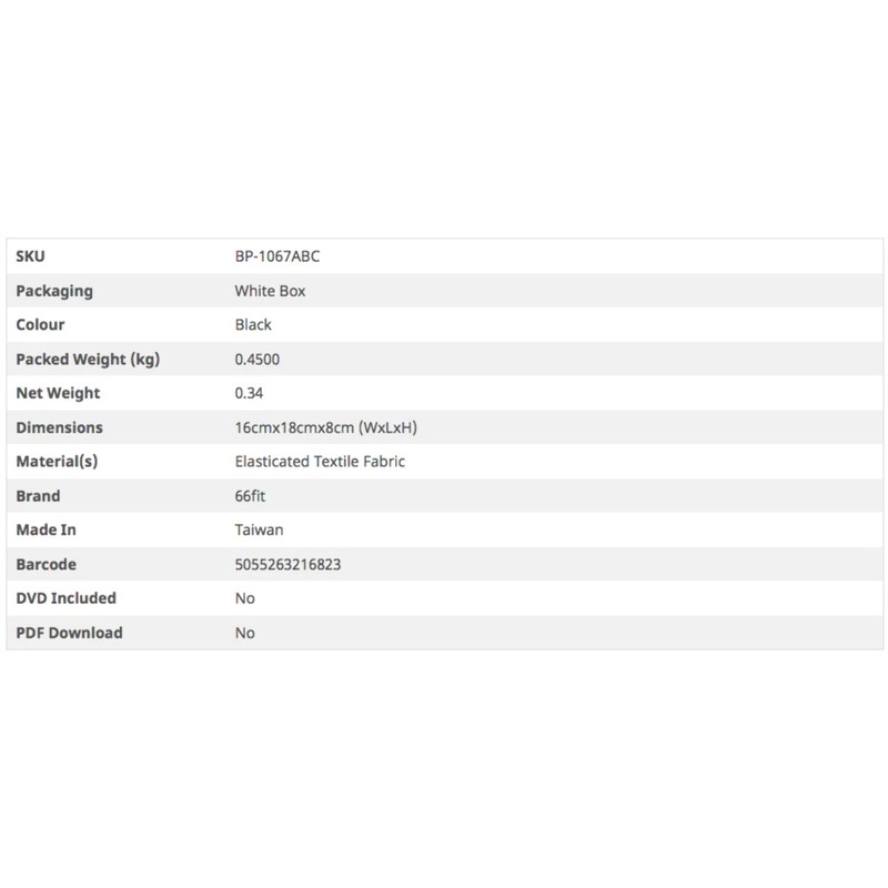 66fit Multi Adjustable Exercise Band Set - Pilates Fitness Yoga